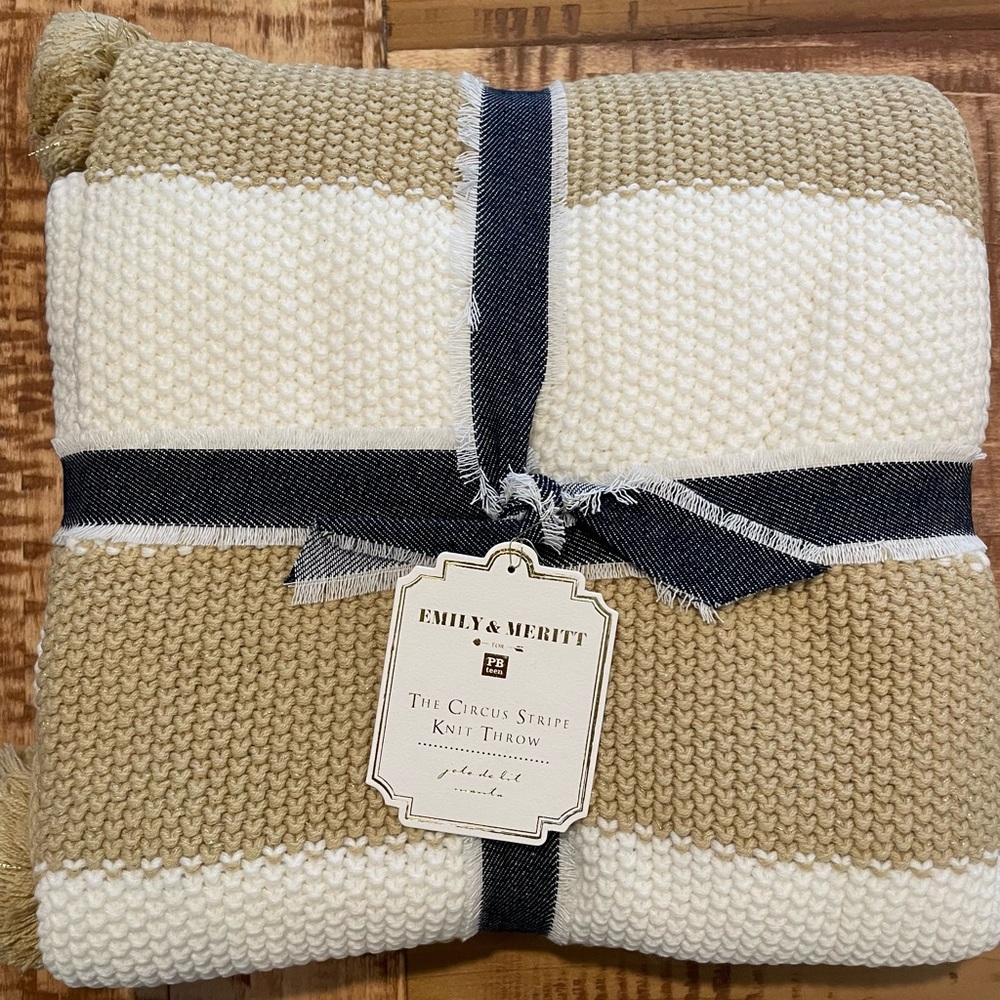 Pottery Barn Teen - Emily & Meritt Circus Stripe Throw